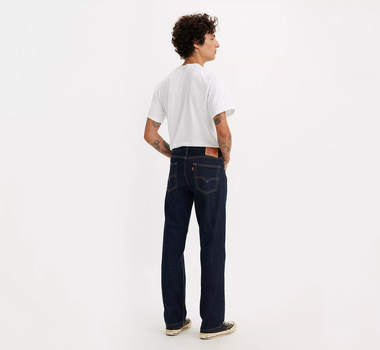 Levi's 505 Regular Fit Jeans Hombre Azul Oscuro espalda