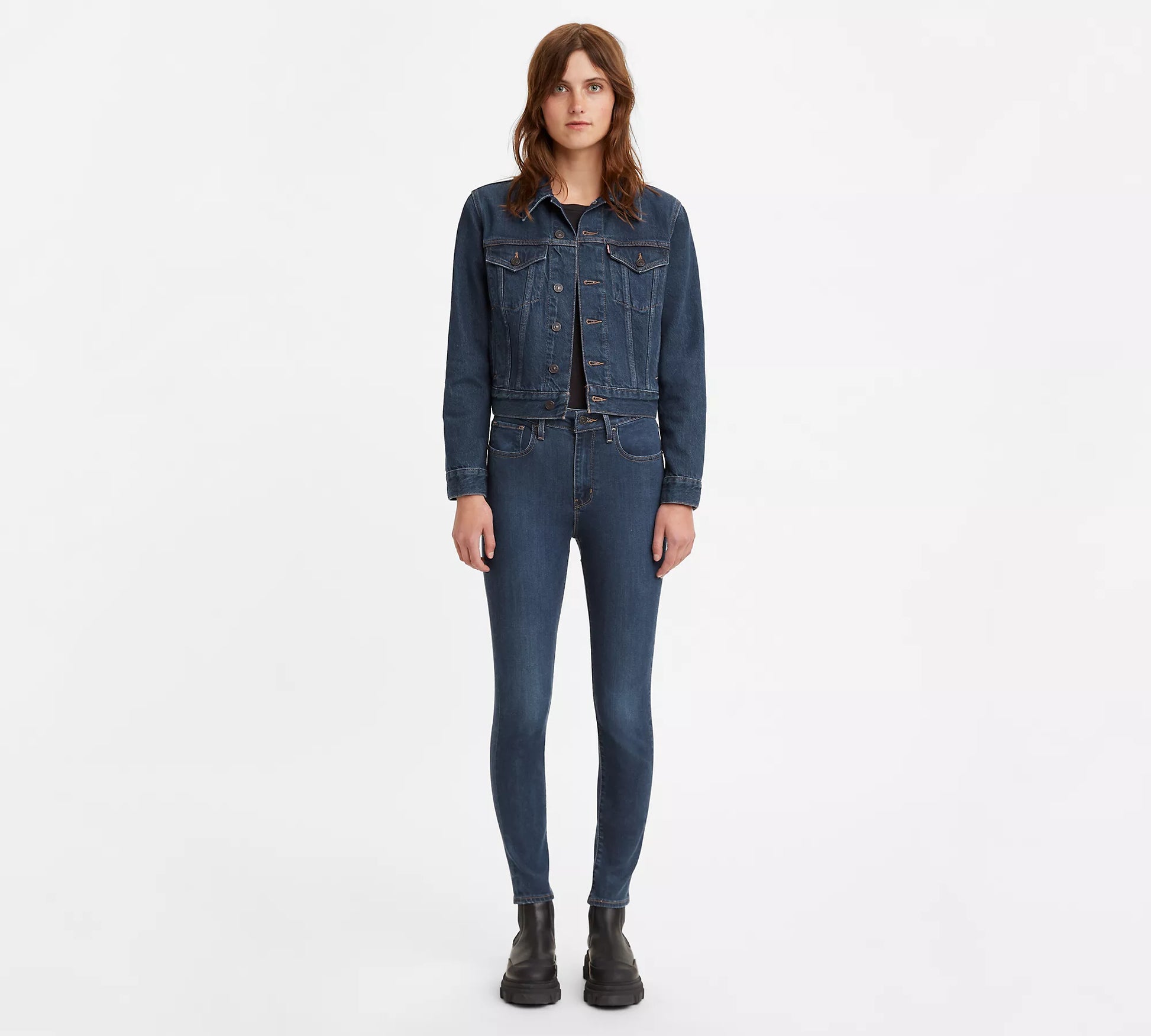 Levi’s 721 High-Rise Skinny Mujer Azul Marino Frente
