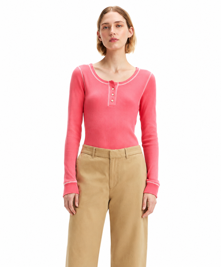 Levi's Camiseta Manga Larga Rosa