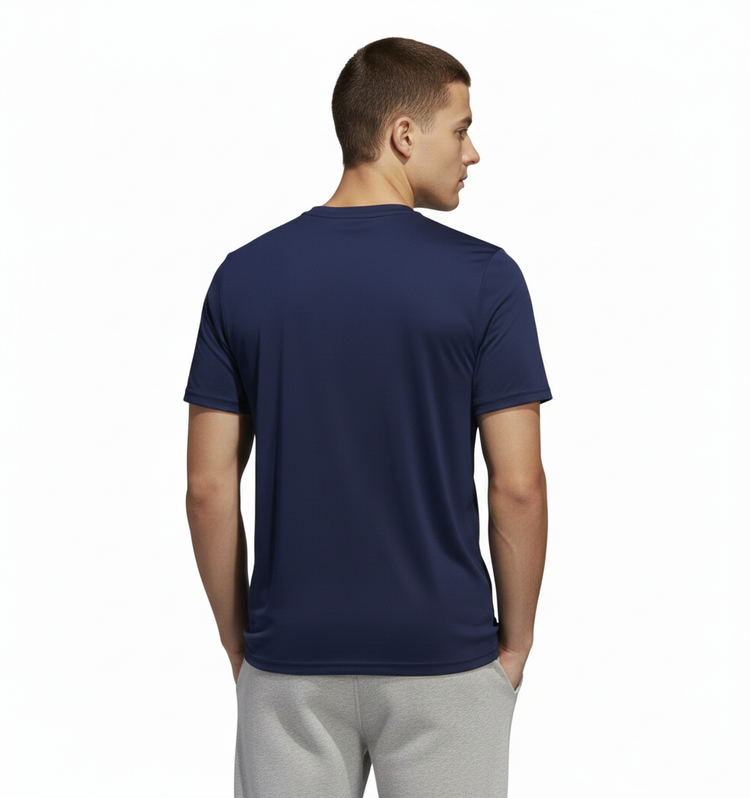 Adidas Camiseta Azul Marino con Logo