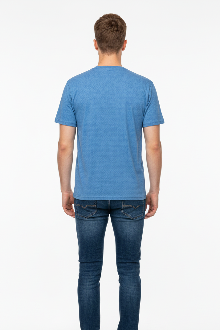 Champion Camiseta Hombre Celeste