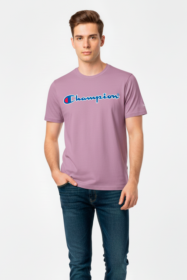Champion Camiseta Hombre Lila