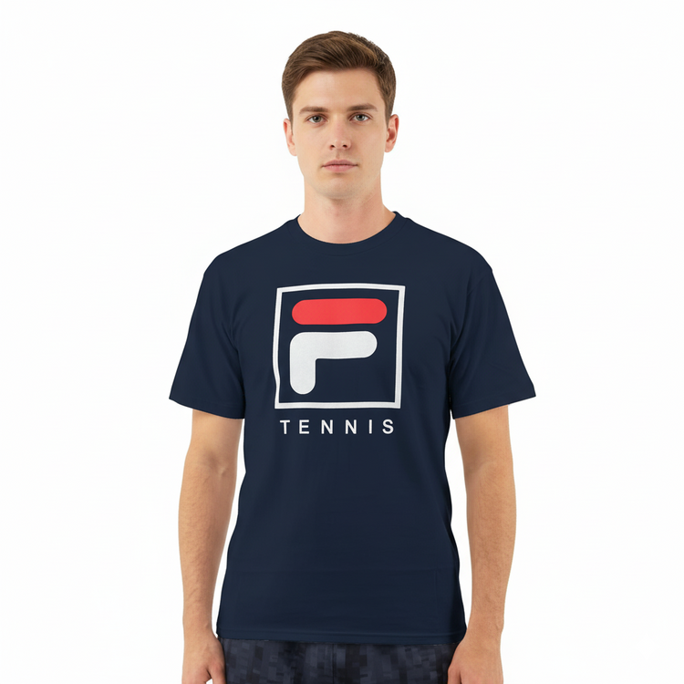 Fila Camiseta Hombre Azul Tennis
