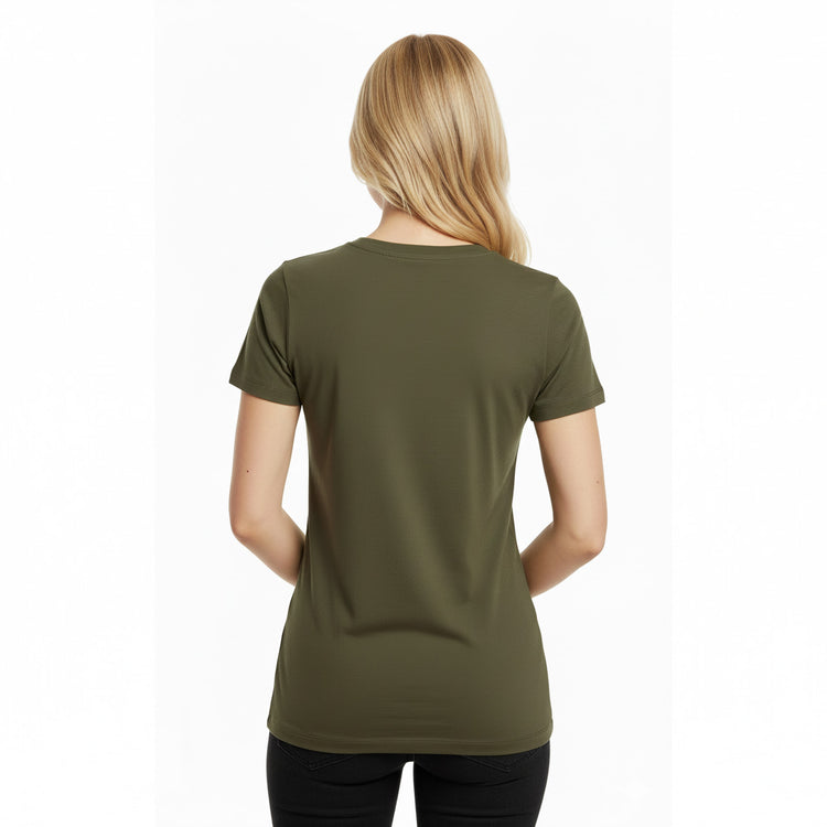 Tommy Hilfiger Camiseta Mujer Verde Militar