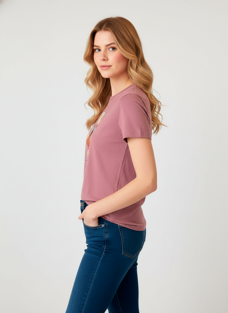 Polo Ralph Lauren Camiseta Mujer Rosa