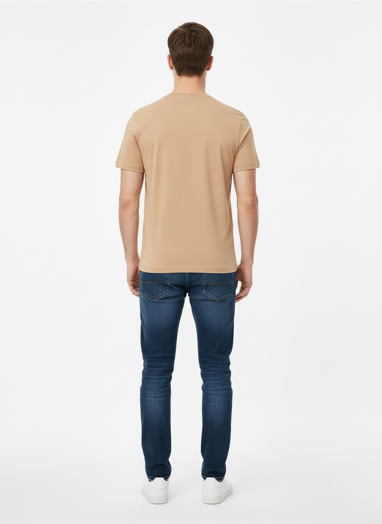 Tommy Hilfiger Camiseta con Logo Beige