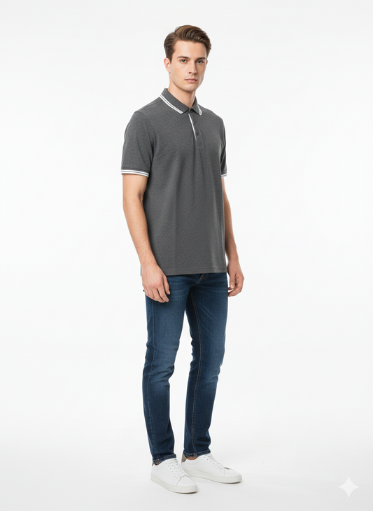 Michael Kors Polo Hombre Gris