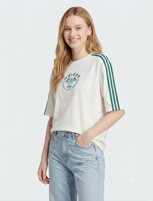 Camiseta Adidas Mujer Blanco-