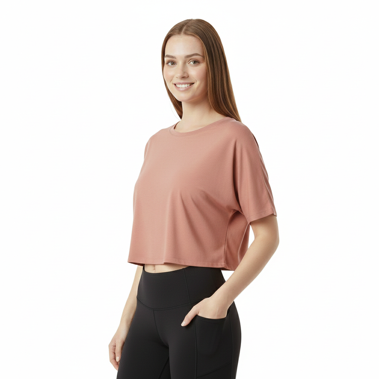 Adidas Camiseta Deportiva Blanco Mujer Palo de Rosa