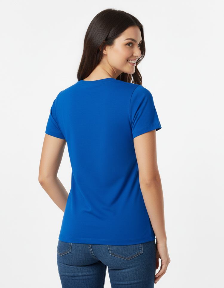 Rachel Roy Camiseta Mujer Azul