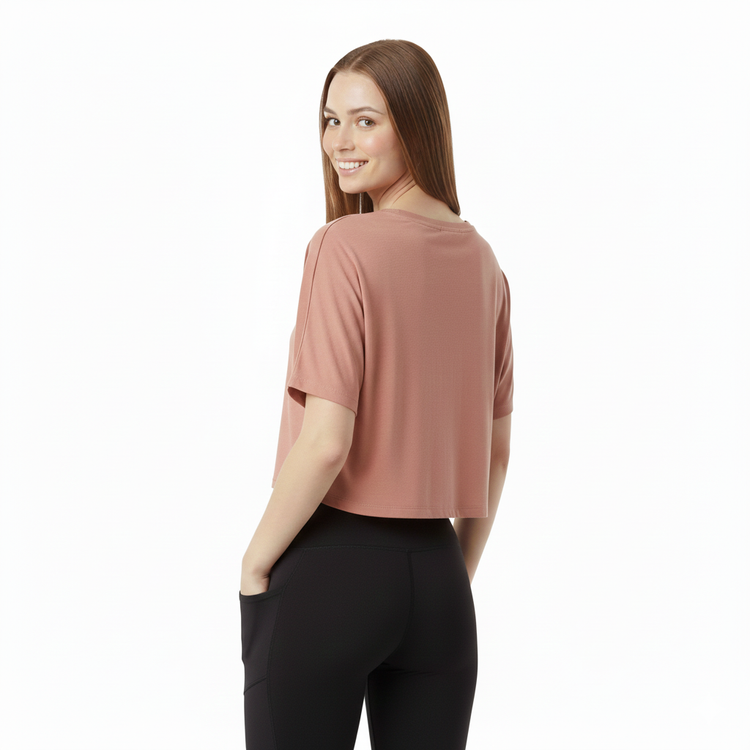 Adidas Camiseta Deportiva Blanco Mujer Palo de Rosa