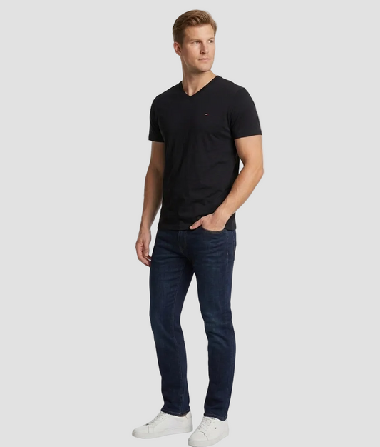 Tommy Hilfiger Camiseta Basica Hombre Negra