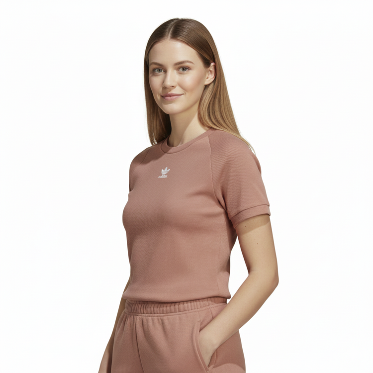 Adidas Camiseta Deportiva Cafe para Mujer