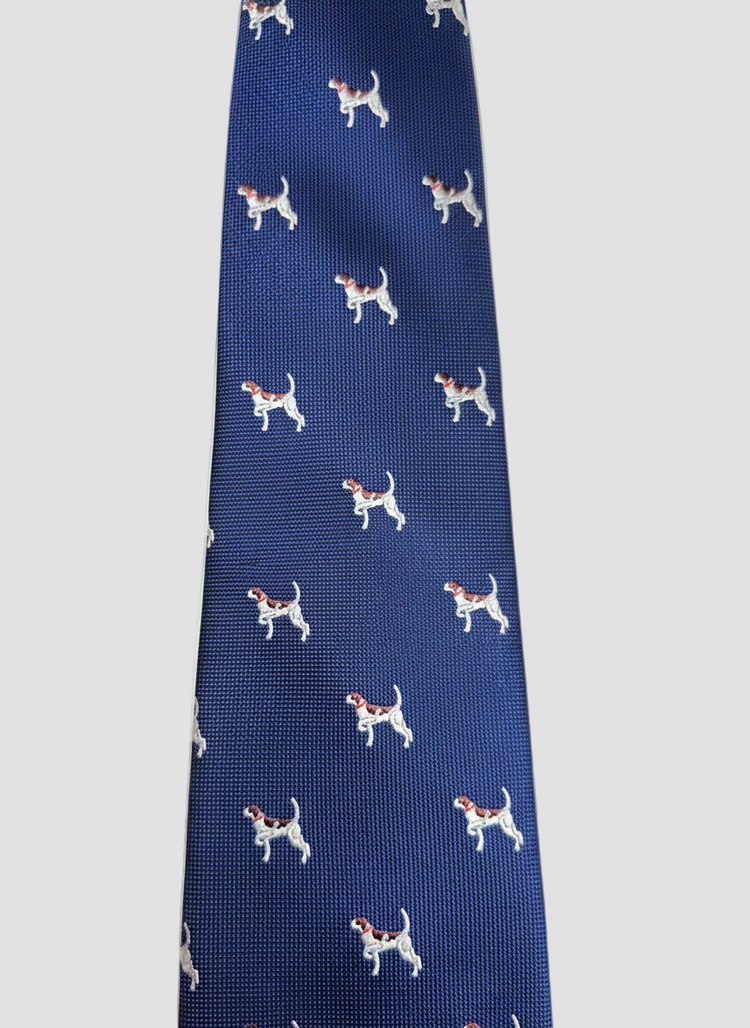 Tommy Hilfiger Corbata para niño Azul Marino Estampado de perros