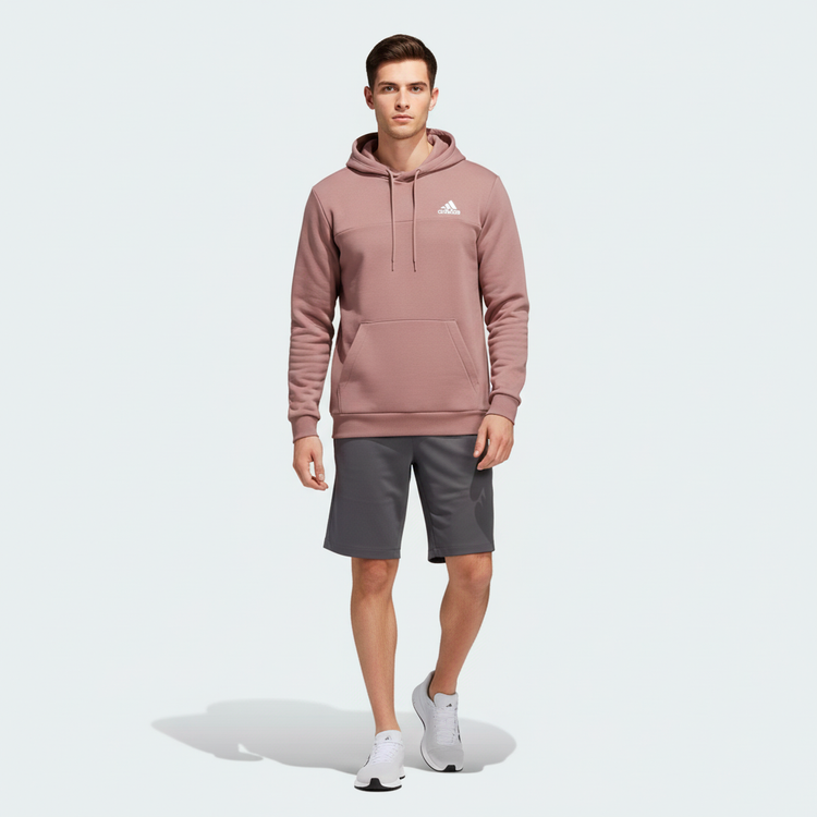 Adidas hoodie palo de rosa con capucha