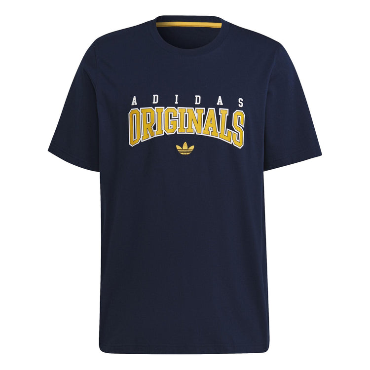 Adidas Camiseta Deportiva Hombre Azul Frente