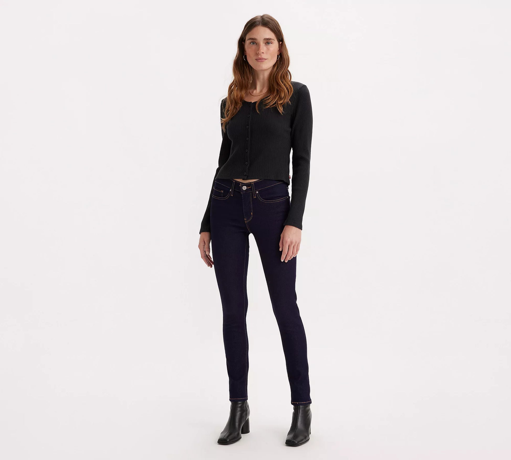 Levi’s 311 Shaping Skinny Mujer Azul Oscuro Frente