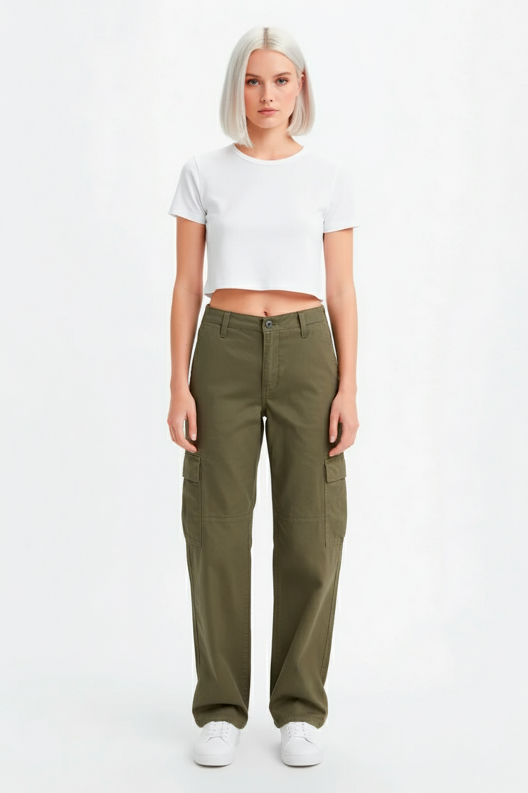 Levi's 94 Baggy Cargos Mujer Verde