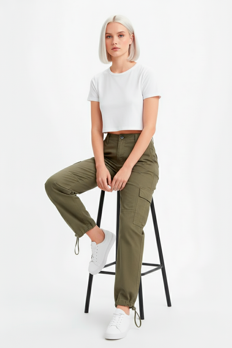Levi's 94 Baggy Cargos Mujer Verde