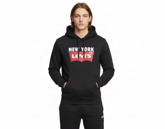 Levi`s Hoodie Negro para hombre