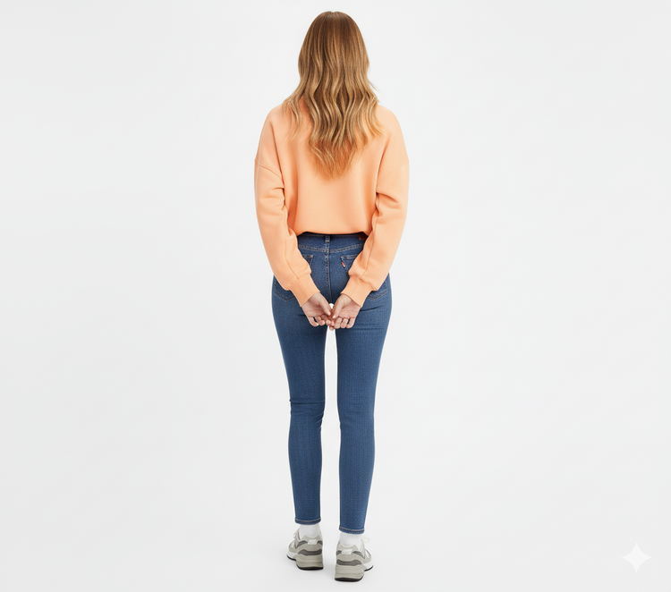 Levi’s 720 High-Rise Super Skinny Jeans Mujer Azul