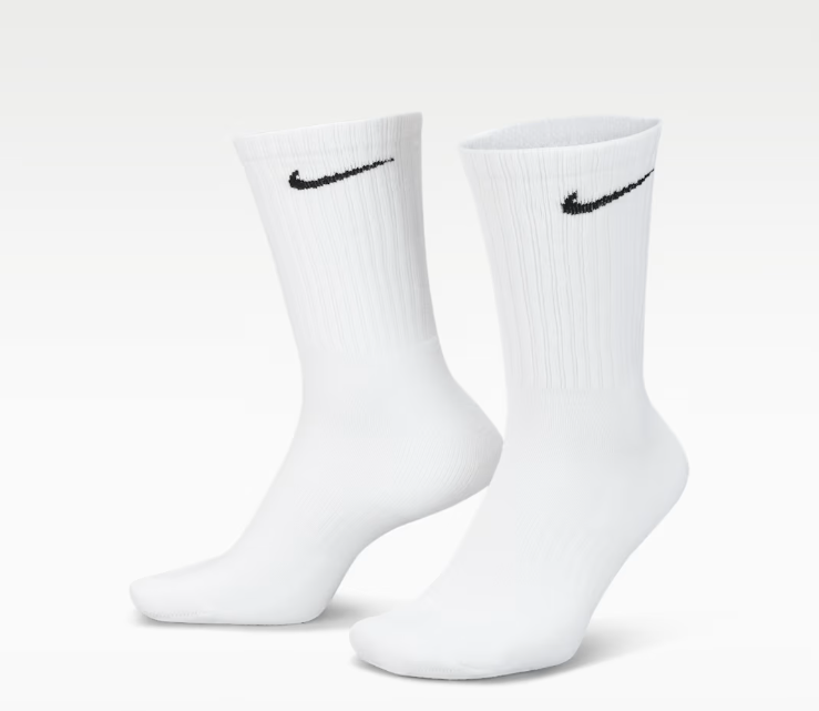 Nike Medias Crew Blancas
