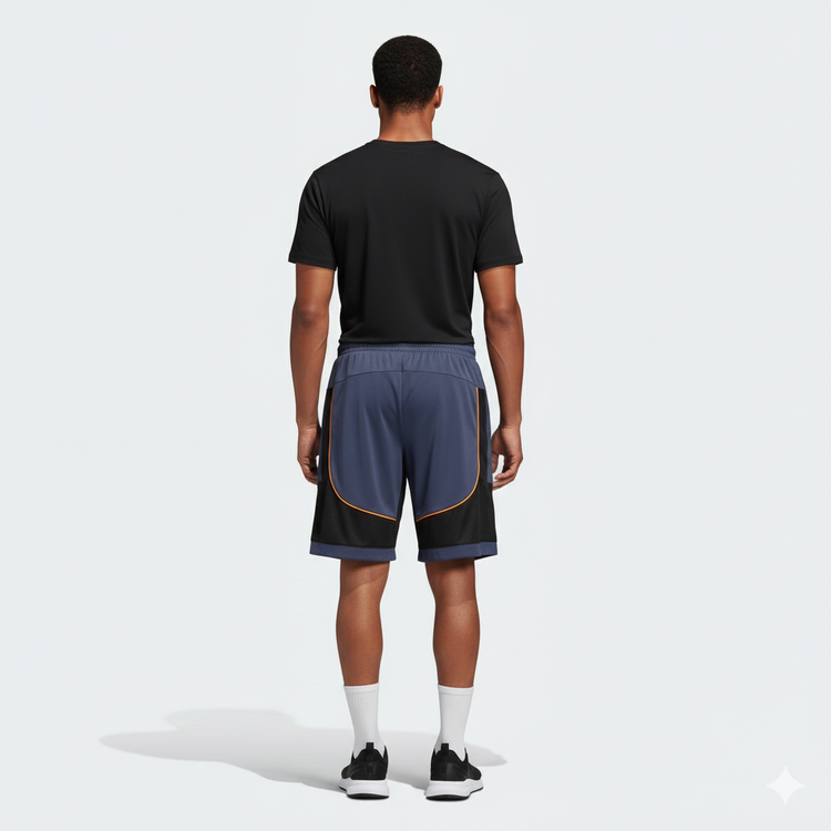 Adidas Short Hombre Azul/Negro