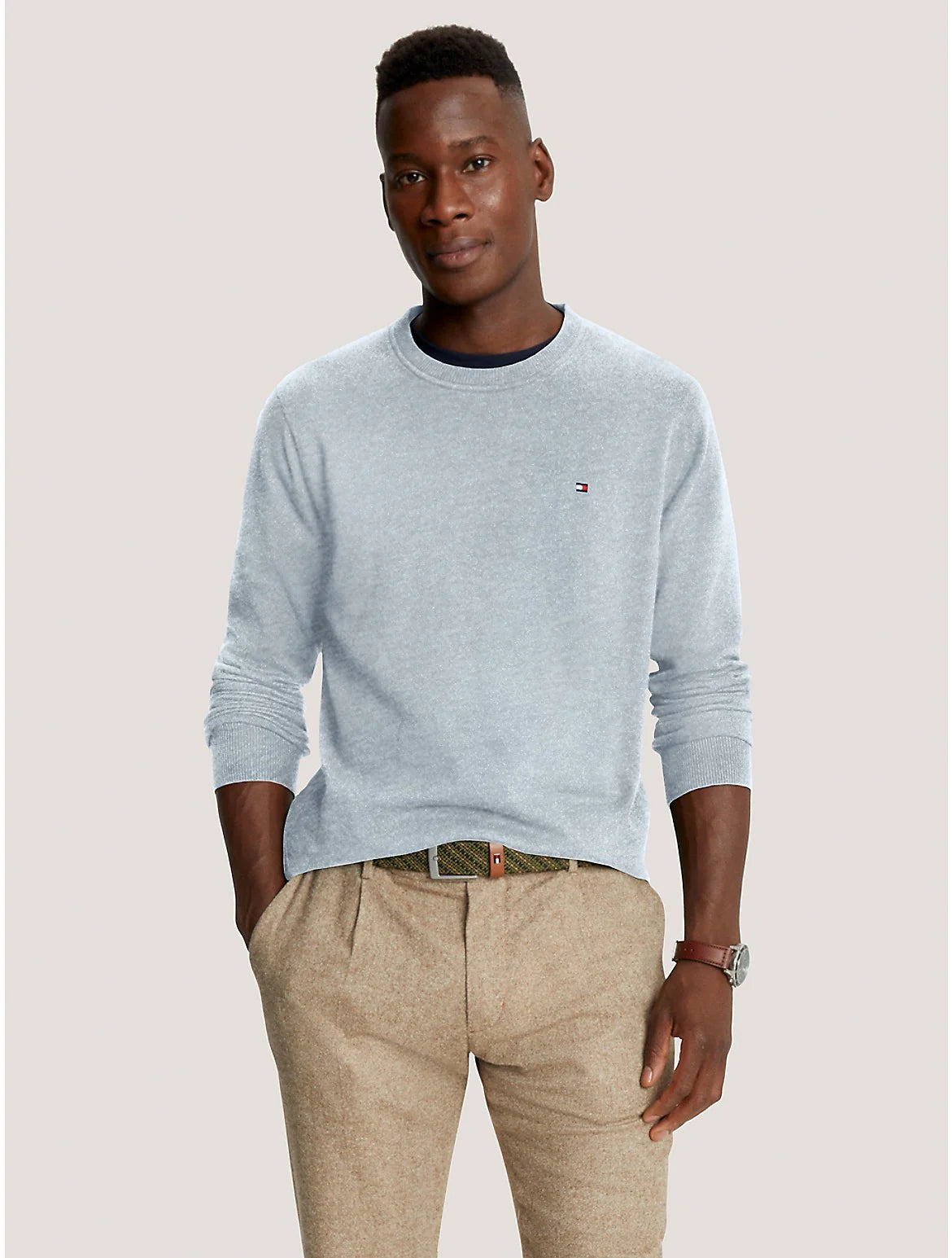 Sueter cuello redondo hombre hotsell