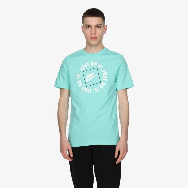 Nike Camiseta Deportiva Hombre Turquesa