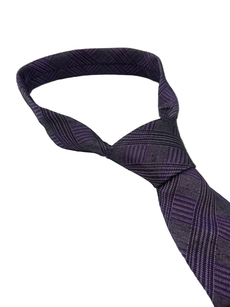 Calvin Klein Corbata Morada con Rayas