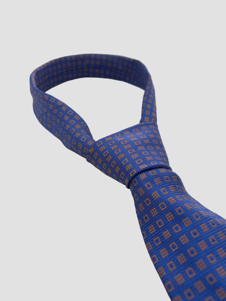 Michael Kors Corbata Celeste con Cuadros