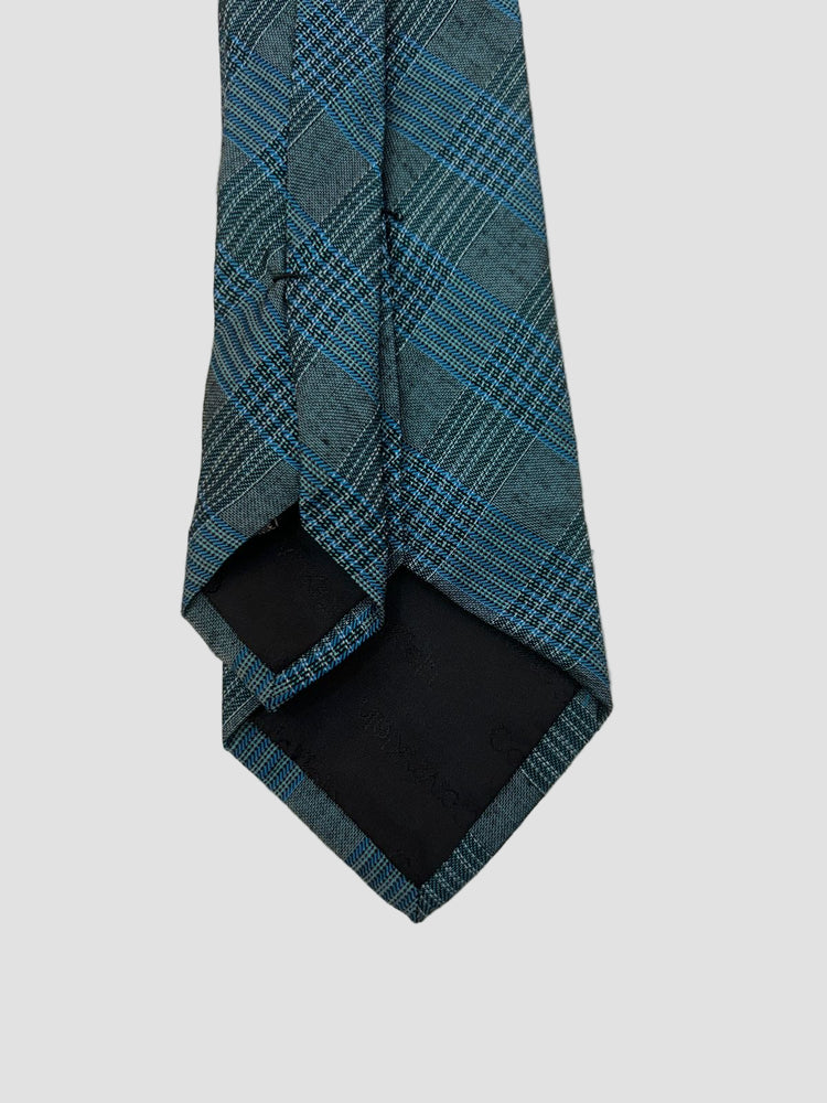 Calvin Klein Corbata Turquesa con Rayas