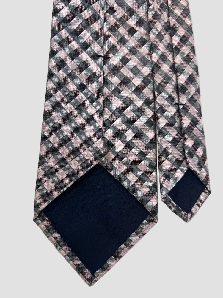 Michael Kors Corbata Gris/Rosa Cuadrados
