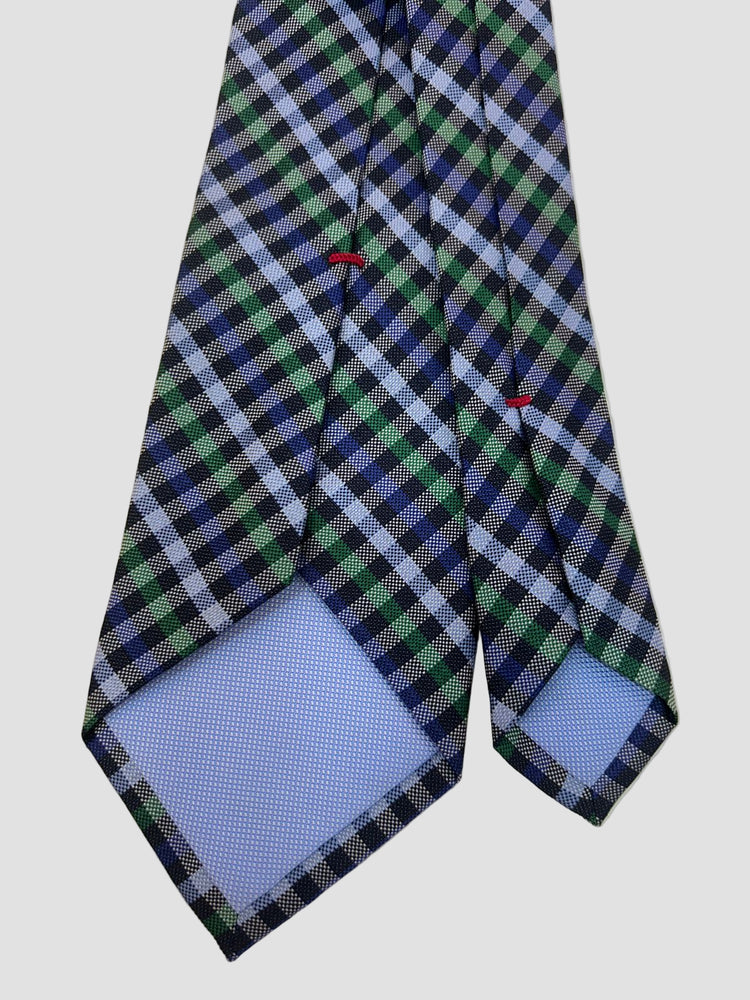 Tommy Hilfiger Corbata Azul/Verde Cuadrados