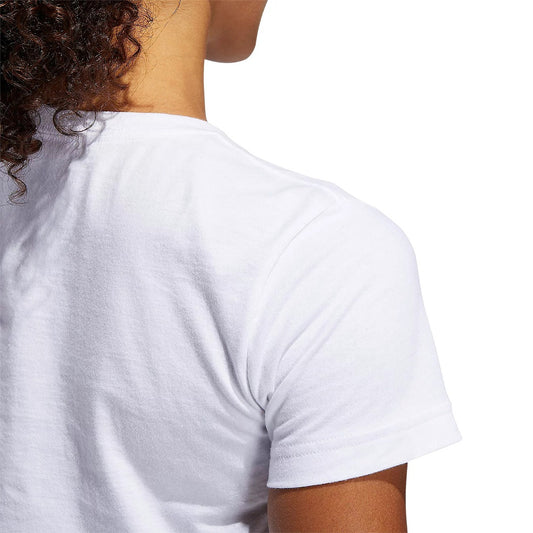 Adidas Camiseta Deportiva Mujer Blanco