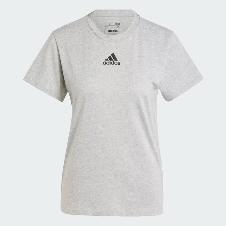 Adidas Camiseta Deportiva Mujer Gris