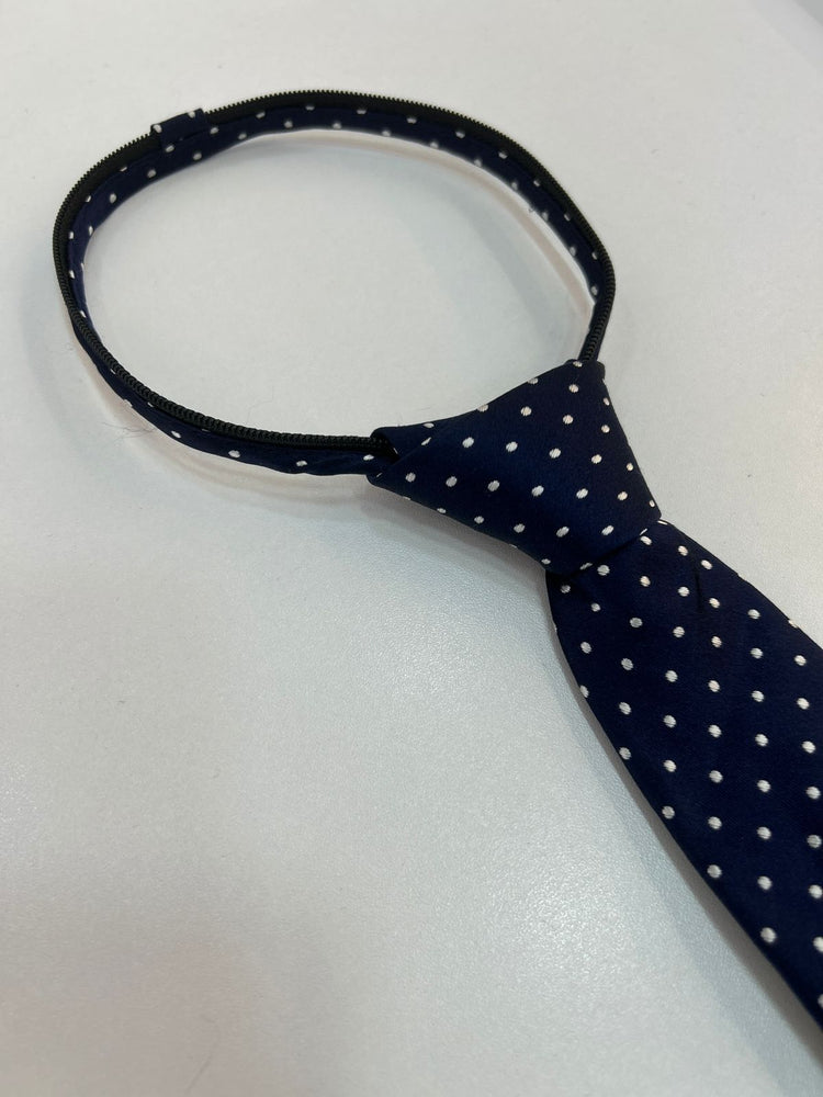 Tommy Hilfiger Corbata Azul Marino Puntos Blancos