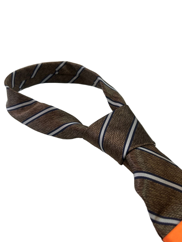 Tommy Hilfiger Corbata Cafe con Rayas