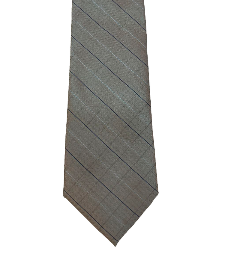 Calvin Klein Corbata para niño Gris Rayas