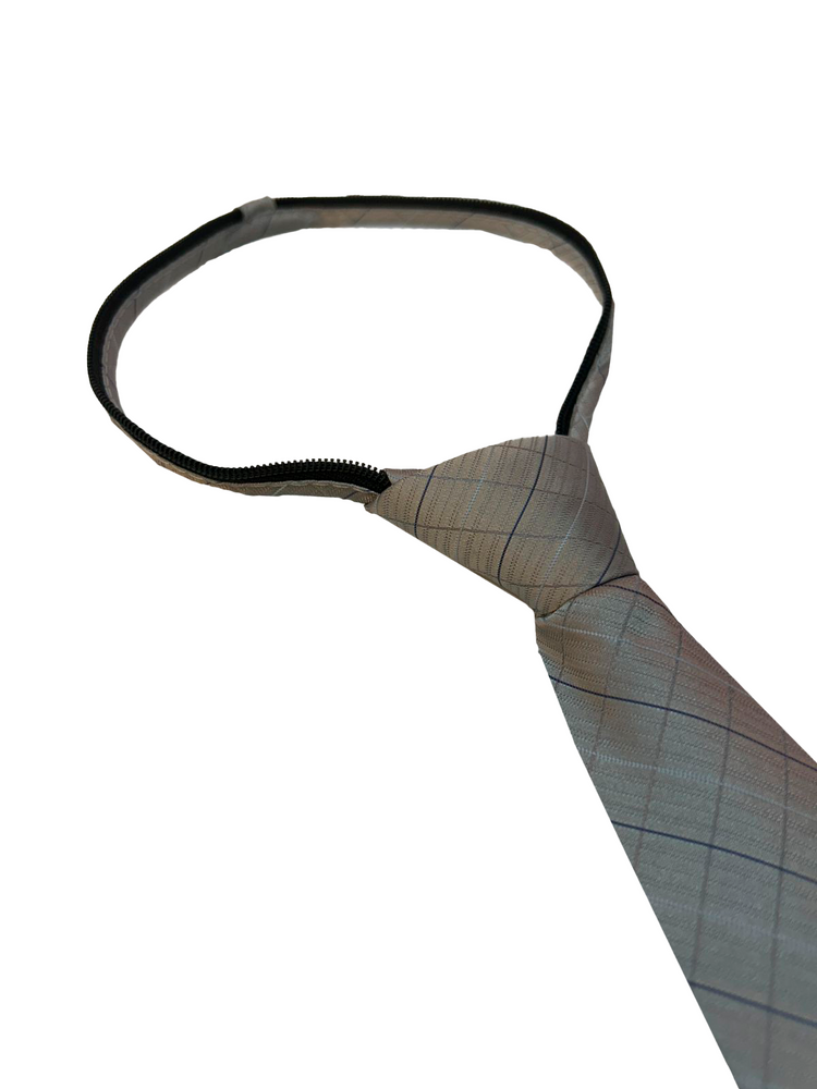 Calvin Klein Corbata para niño Gris Rayas