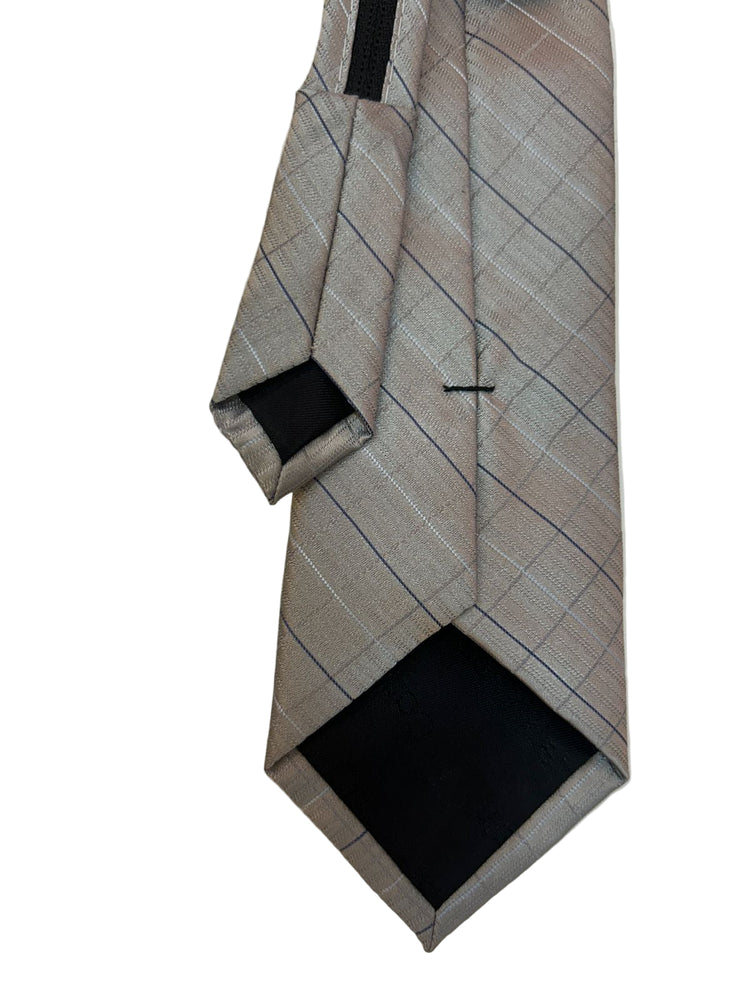 Calvin Klein Corbata para niño Gris Rayas