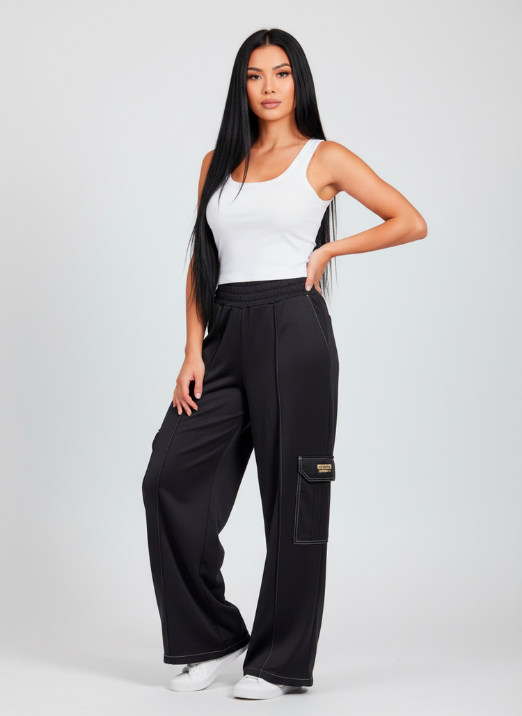 Adidas Calentador Jogger Mujer Negro