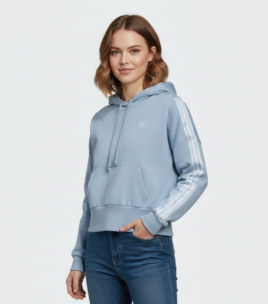 Adidas Hoodie para Mujer Azul Claro