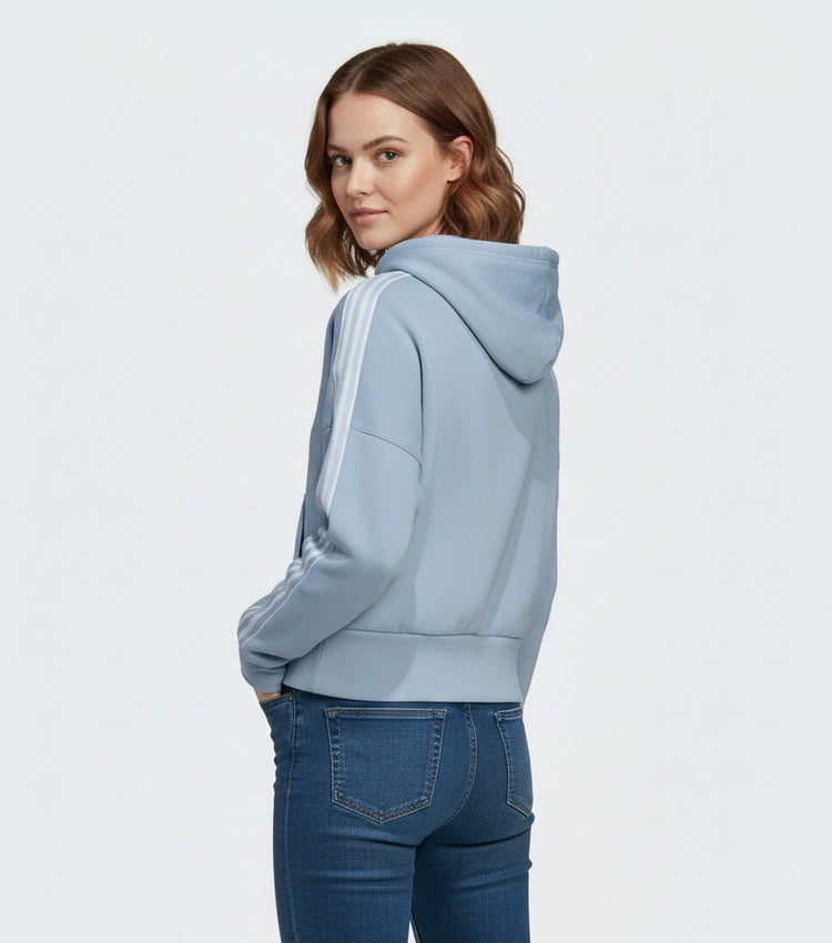 Adidas Hoodie para Mujer Azul Claro