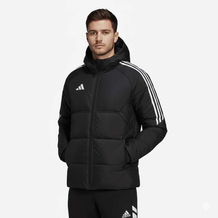 Adidas Chompa impermeable Negro Hombre