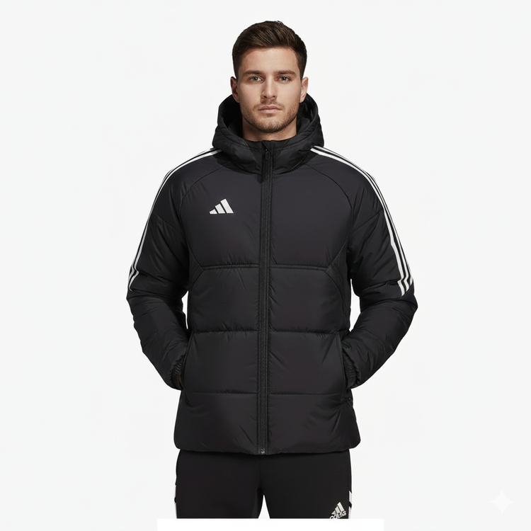 Adidas Chompa impermeable Negro Hombre