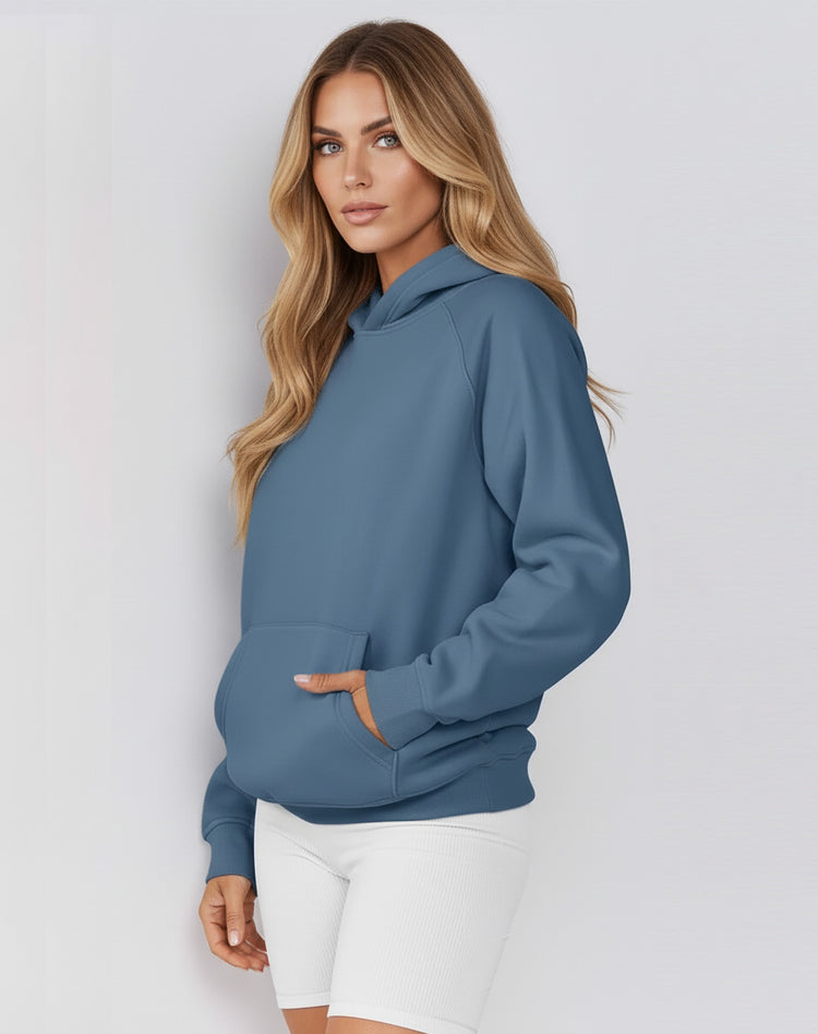 Adidas Hoodie Mujer Azul