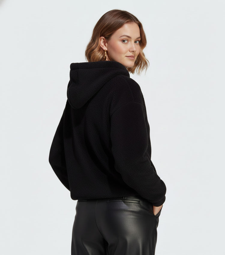 Adidas Hoodie para Mujer Negro