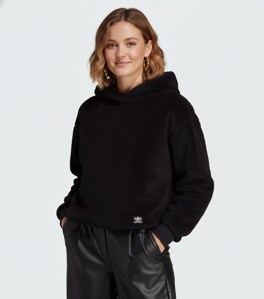 Adidas Hoodie para Mujer Negro