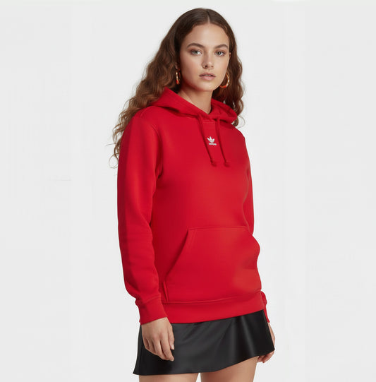 Adidas Hoodie para Mujer Rojo